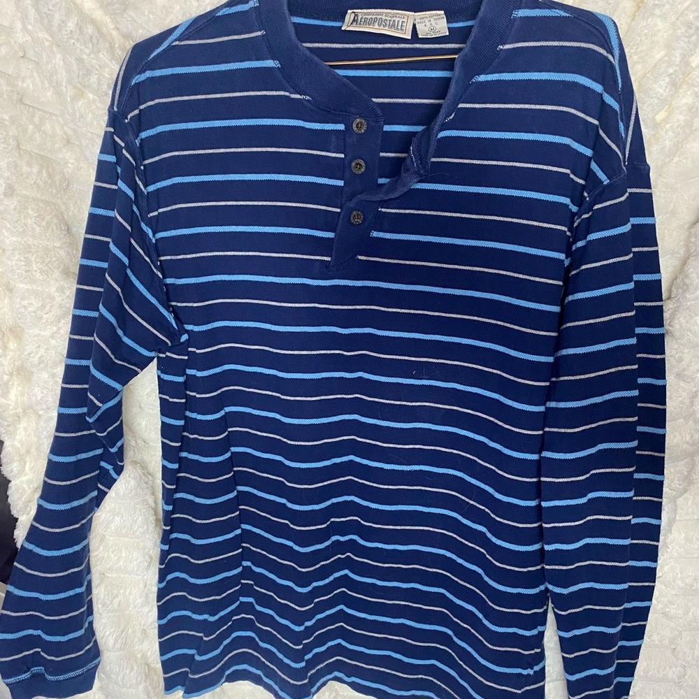 Vintage Men’s Aeropostale Compagnie Generale Long Sleeve